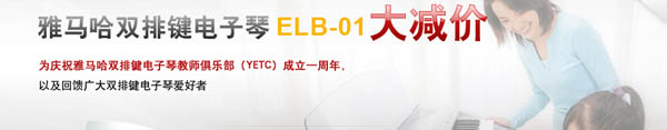雅馬哈雙排鍵電子琴ELB-01大減價！ 